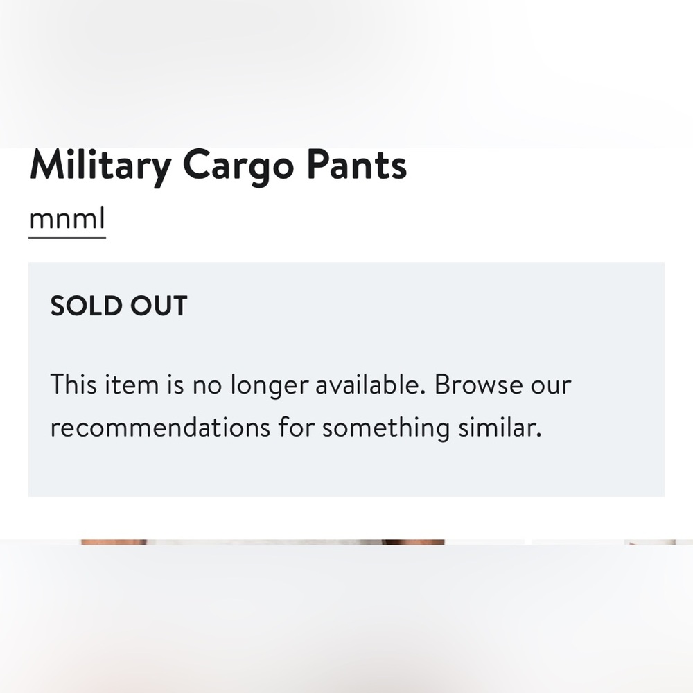MNML Military Cargo Pants - Picture 9 of 9